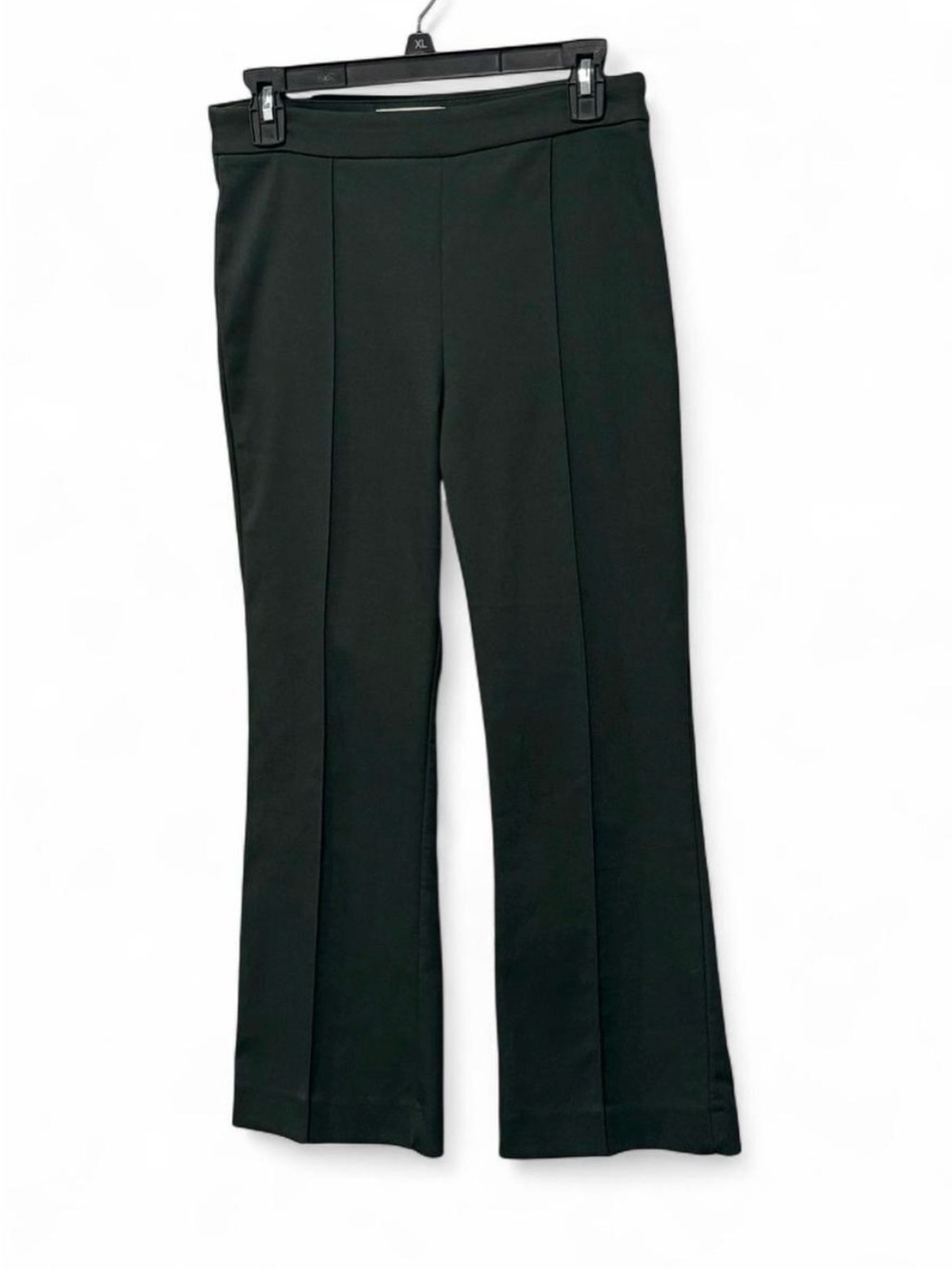 Elegant Versatile Chic Hunter Green Cropped Trousers by MNG size 6